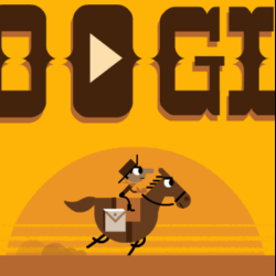 Play Pony Express Google Doodle now!